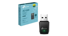 TP-Link T3U AC1300 - USB 3.0 Mini WiFi Adapter 2.4G/5G Dual Band Wireless Network Adapter for PC Desktop