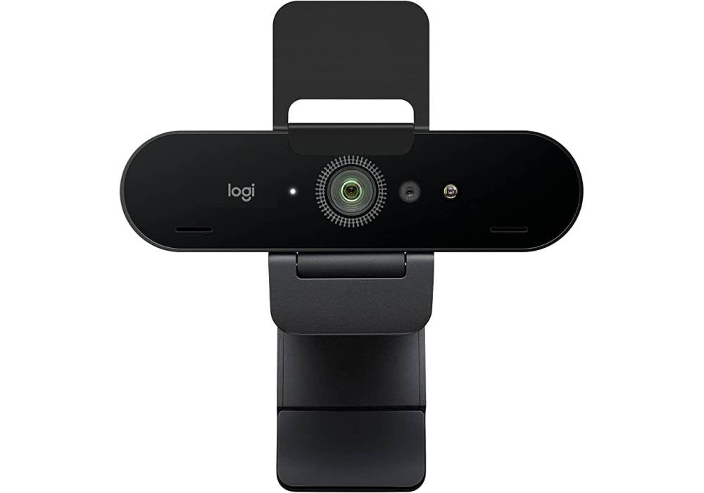 Logitech Brio 4K Webcam, Ultra 4K Video Calling, Noise-Canceling mic, HD Auto Light Correction, Wide Field of View