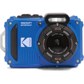 KODAK PIXPRO WPZ2 16MP Waterproof Digital Camera, 15m, 4X Zoom, Blue