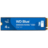 Wd Blue Sn5000 4tb Nvme Internal Ssd Pcie Gen 4.0, M.2 2280, Up To 5,500 Mb/s W/ Ncache 4.0 Technology