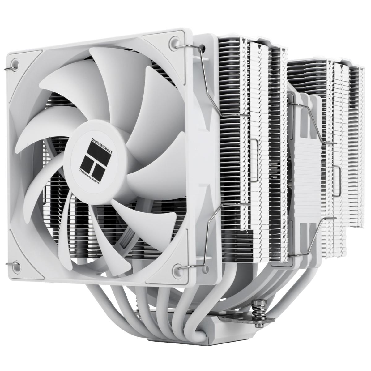 Thermalright Peerless Assassin 140 WHITE CPU Air Cooler, Dual Tower w/ 6x 6mm Heat Pipes & High Performance Dual Fan | Peerless Assassin 140 WHITE | - CompuMe
