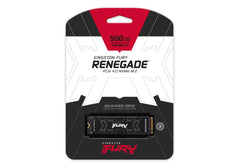 Kingston’s FURY SSD Renegade PCIe 4.0 M.2 NVMe Up to 7300MB/s 500GB