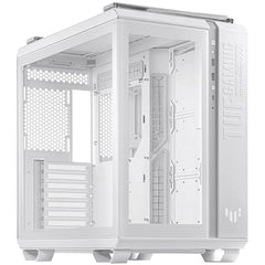 Asus Tuf Gt502 Mid Tower Dual Chamber Design Independent Cooling Zones For The Cpu & Gpu Tool Free Side Panels Usb 3.2 Gen 2 Type C White - CompuMe