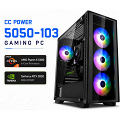 CC POWER 5050-103 Gaming PC – AMD Ryzen 5 5600 | GeForce RTX 5050 | 16GB DDR4 | 500GB NVMe
