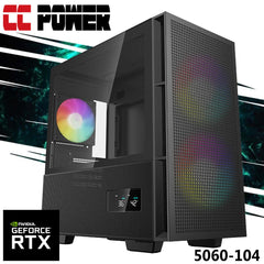 Cc Power 5060 104 Gaming Pc New 14gen Intel Core I7 20 Cores W/ Nvidia Rtx 5060 8gb Ddr7 & Advanced Air Cooler