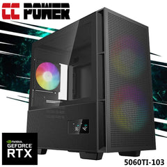 Cc Power 5060ti 103 Gaming Pc New 14gen Intel Core I7 20 Cores W/ Nvidia Rtx 5060 Ti 8gb Ddr7 & Advanced Air Cooler
