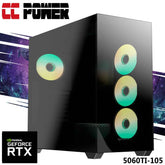 Cc Power 5060ti 105 Gaming Pc New 8gen Amd Ryzen 5 7500f 6 Cores W/ Nvidia Rtx 5060 Ti 16gb Ddr7 & Ddr5 Memory & Advanced Air Cooler