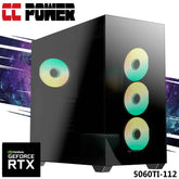 Cc Power 5060ti 112 Gaming Pc New 14gen Intel I5 14400f 10 Cores W/ Nvidia Rtx 5060ti 8gb Ddr7 & Ddr5 Memory & Advanced Air Cooler