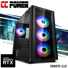 Cc Power 5060ti 113 Gaming Pc 5gen Amd Ryzen 7 8 Cores W/ Nvidia Rtx 5060ti 8gb Ddr7 & Advance Air Cooler