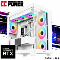 CC Power 5060TI-111 Gaming PC NEW 9Gen AMD Ryzen 7 9700X 8-Cores w/ Nvidia RTX 5060TI 16GB DDR7 & Advanced Air Cooler
