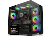 CompuMe 7800X3D Gaming Desktop | AMD Ryzen™ 7 7800X3D 96MB Cache 5.0GHz Turbo, Nvidia GeForce RTX 5070 12GB GDDR7, 32GB DDR5 5600Mhz Fury Beast, 1TB NV3 6000MB/S, 360mm AIO Liquid Cooling - Ryzen X3D