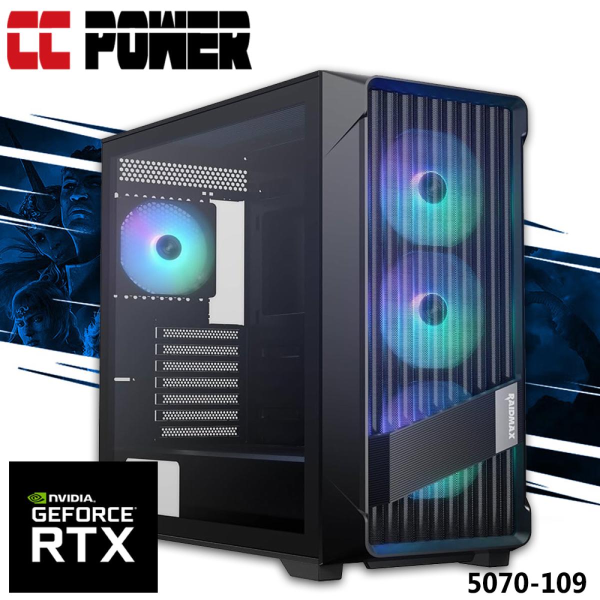 Cc Power 5070 109 Gaming Pc New 13gen Intel I7 16 Cores W/ Nvidia Rtx 5070 12gb Ddr7 W/ Advanced Air Cooler Cc Power 5070 109 Gaming Pc New 13gen Intel I7 16 Cores W/ Nvidia Rtx 5070 12gb Ddr7 W/ Advanced Air Cooler