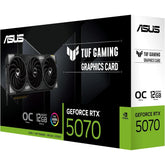 Asus Tuf Gaming Geforce Rtx ™ 5070 12gb Gddr7 Oc Edition Gaming Graphics Card (pcie® 5.0, Hdmi®/dp 2.1, 3.125 Slot, Military Grade Components, Proteive Pcb Coating, Axial Tech Fans) - CompuMe
