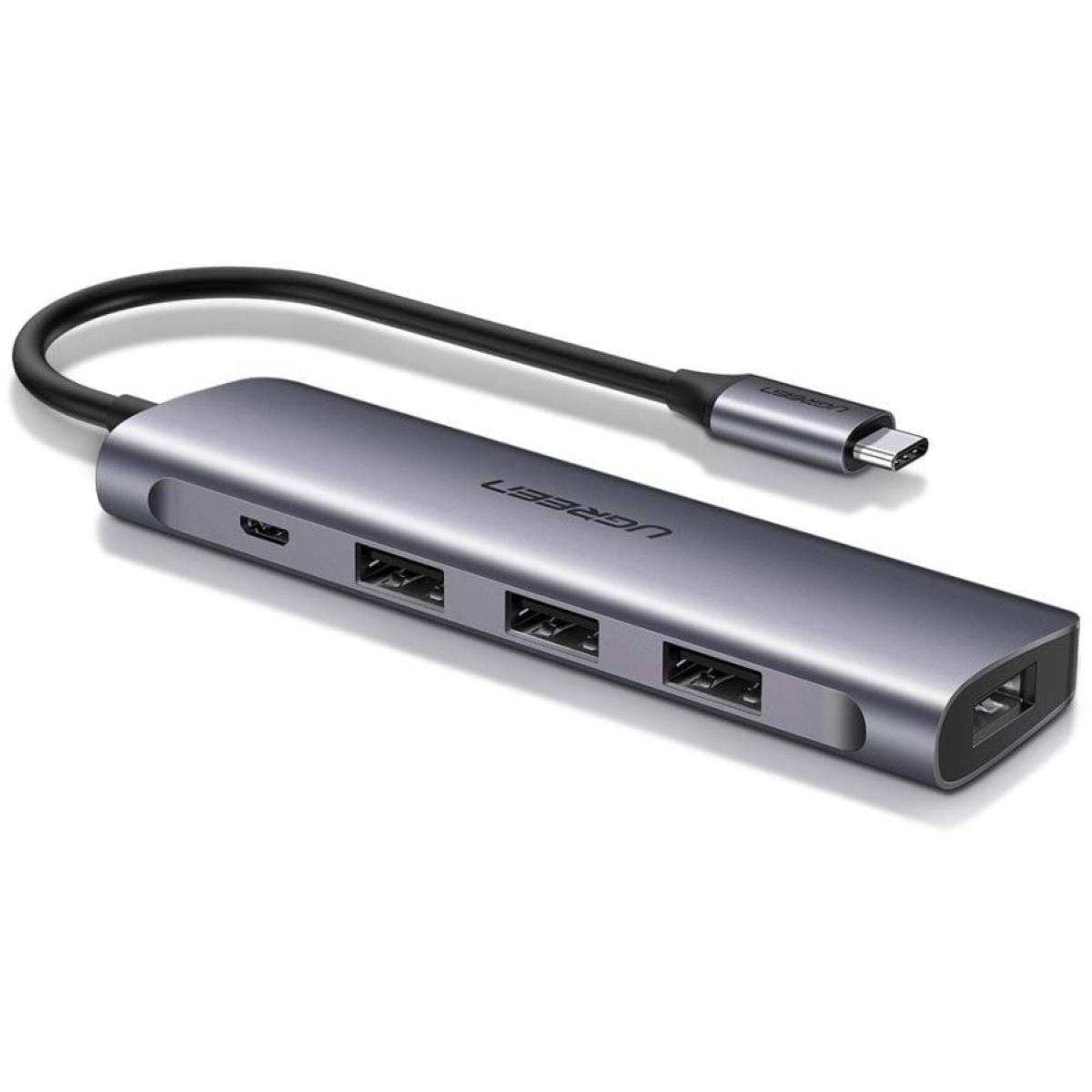 Ugreen 50979 Usb C To 4 Port Usb 3.0 Adapter Aluminium With Micro Power Ugreen 50979 Usb C To 4 Port Usb 3.0 Adapter Aluminium With Micro Power