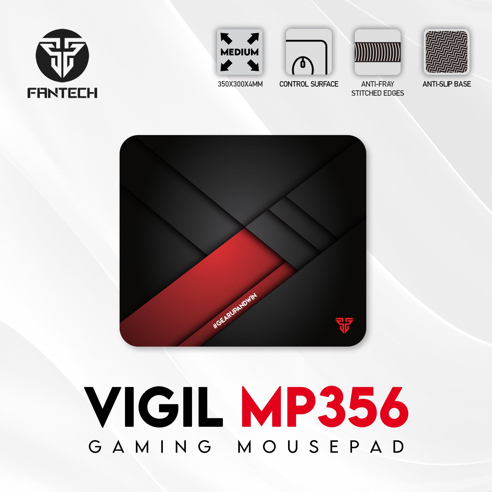 Fantech Vigil MP356 Gaming Mouse Pad - CompuMe