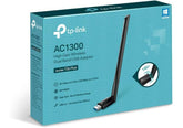 TP-Link USB WiFi Adapter for Desktop PC, AC1300 USB 3.0 Wireless Dual Band Network Adapter with High Gain Antenna(Archer T3U Plus), MU-MIMO, Windows 11/10/8.1/8/7/XP, Mac OS 10.9-10.15
