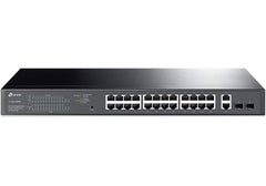TP-Link TL-SG1428PE 28-Port Gigabit Easy Smart Switch, 24 Port Gigabit PoE+ Switch - Easy Smart Managed, 24 PoE+ Ports @250W, 2 SFP Slots, Auto Recovery, QoS, VLAN, IGMP, LAG