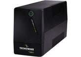 Tecnoware ERA PLUS 1200 TOGETHER ON UPS - Uninterruptible Power Supply - 2 universal output sockets - Autonomy up to 20 min with 1 PC or 60 min with Modem Router - Power 1200 VA