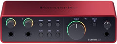 Focusrite Scarlett 2i2 Studio Audio Interface + Aston Origin Stereo Pair Microphones Bundle β USB Recording Kit for Home Studio, Podcasting & Vocal Recording