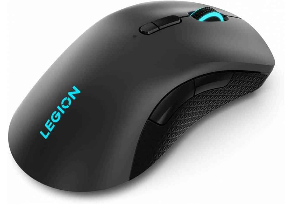 Lenovo Legion M600 RGB Wireless Gaming Mouse – 16,000 DPI, 9 Programmable Buttons, 200-Hour Battery Life, 50-Million Clicks Durability – Ambidextrous Computer Mouse (Black)