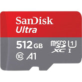Sandisk 512gb Ultra Microsdxc Uhs I Memory Card Up To 150 Mb/s C10, U1, Full Hd, A1, Micro Sd Card
