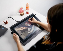 Wacom Cintiq 16 Creative Pen 16" Full HD Graphic Drawing Monitor with Wacom Pro Pen 2 For Windows & MAC - Black
