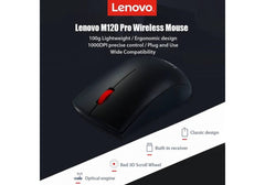 Lenovo M120 Pro Wireless Optical Mouse - Black