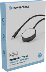 Powerology Braided Type-C Watch Charger 5W 1.2M
