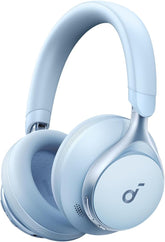 by Anker, Space One, Active Noise Cancelling Headphones, 2X Stronger Voice Reduction, 40H ANC Playtime, App Control, LDAC Hi-Res Wireless, Comfortable Fit, Clear Calls, Bluetooth 5.3 (Blue)