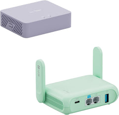MT5000 (Brume 3) High-Speed Wired VPN Security Gateway & GL.iNet GL-MT3600BE (Beryl 7) Portable Travel Router