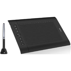 HUION H610PRO V2 Graphics Drawing Tablet Anti-glare Screen (Pen Display) w/ Battery-free stylus Pen, Mini USB, 10" 8 customizable express Keys on tablet + 16 soft keys Above : - For PC/MAC/(Black) | H610PROV2 |