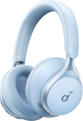 Anker Soundcore Space One Bluetooth Headphones – Adaptive ANC, Foldable, Blue