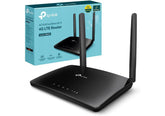TP-Link Archer MR402 Router 4G LTE 150Mbps WiFi AC1200, 4G Modem, Box 4G, 2 SMA for External Antenna, 4 RJ45 Ports, Removable Antennas, Unlocked, Compatible with All Operators