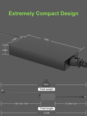 330W Laptop Charger Compatible with Razer Blade 16 17 18 RZ09-0423 RZ09-0484 RZ09-0509 RZ09-0483 RZ09-0510 (RTX 4070 4080 4090), RC30-0484 RC30-0423 Replacement Power Adapter