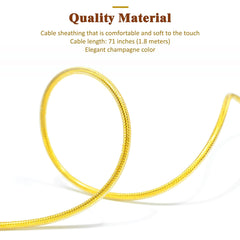 3-Pin Mini XLR 6N OFC Silver-Plated+Metal Shielding Layer Headphone Upgrade Cable for Beyerdynamic DT990 Prox DT700 Prox DT900 Prox DT1990 PRO MKII AKG K702 K712 PRO K371 (4.4mm Plug)