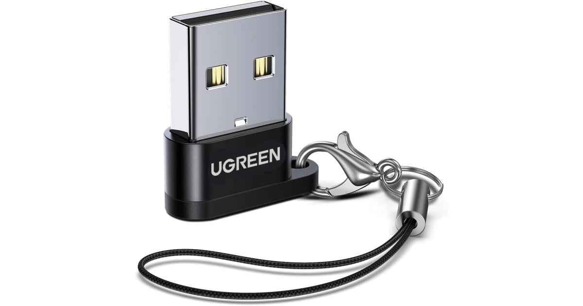 UGREEN USB C to USB A Adapter Ultra Small Type C Female to Type A Male Adaptor