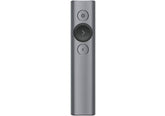 Logitech Spotlight Presentation Remote – Advanced Digital Pointer, Bluetooth & USB Connectivity, Motion Sensor Control, 30m Range, Rechargeable Battery, Slate