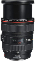 EF 24-105mm f/4 L is USM Lens for Canon EOS SLR Cameras - White Box (Bulk Packaging)