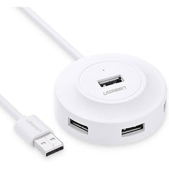 UGREEN USB 2.0 Hub 4-USB Ports white