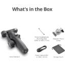 DJI Osmo Mobile 8 Standard Combo, 3-Axis Smartphone Gimbal Stabilizer, Seamless 360° Pan Rotation, Built-in Extension Rod & Tripod, Up to 10-Hour Battery with Phone Charging, Black