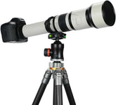 650-1300mm F8 Telephoto Zoom Lens- Manual Cameras Lens for Canon EOS Rebel T Series T8i/T7i/T7/T6/T3i/T2i/4000D/850D/2000D/1200D/SL3/SL2 5D Mark IV/6D Mark II/90D/80D/77D DSLR Cameras