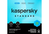 Kaspersky Standard Anti-Virus, (5 Devices) Advanced Security Online Banking Protection Performance Optimization 1 Year