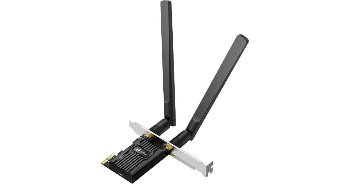 TP-Link WiFi 6 PCIe WiFi Card for Desktop PC AX1800 (Archer TX20E), Bluetooth 5.2, WPA3, 802.11ax Dual Band Wireless Adapter with MU-MIMO, Ultra-Low Latency, Supports Windows 11, 10 (64bit) Only