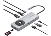 Promate 14 - in - 1 High Speed Multiport USB - C Hub, 1000mbps, 5gbps