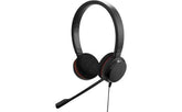 Jabra Evolve black USB wired headset 20 (2025 Edition) Dual Ear for Office and Work