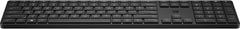 HP 450 Programmable Wireless Keyboard - Wireless Connectivity - RF - 32.81 ft - 2.40 GHz - 19 Hot Key(s) - Mute, Dictation, Emoji Hot Key(s) - English (Canada) - PC - Plunger Keyswitch - AAA Battery S