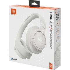 Jbl Tune 720bt Wireless Over Ear With Jbl Pure Bass Sound Bluetooth 5.3 Up To 76h Battery Life & Speed Charge, Lightweight, Comfortable & Foldable Design White - CompuMe