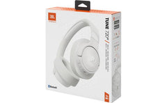 Jbl Tune 720bt Wireless Over Ear With Jbl Pure Bass Sound Bluetooth 5.3 Up To 76h Battery Life & Speed Charge, Lightweight, Comfortable & Foldable Design White