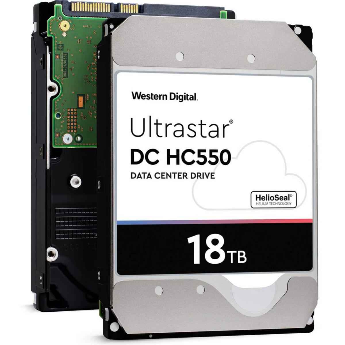 Wd 18tb Ultrastar Dc Hc550 Sata Hdd 7200 Rpm Class Sata 6 Gb/s 512mb Cache 3.5"