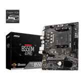 MSI B550M-A PRO Micro-ATX Motherboard, AMD B550 Chipset, AM4 Socket, Max. Memory 64GB DDR4, 2 x Dual-Channel DDR4 Ports, 1 x PCIe 4.0 x16 Slot